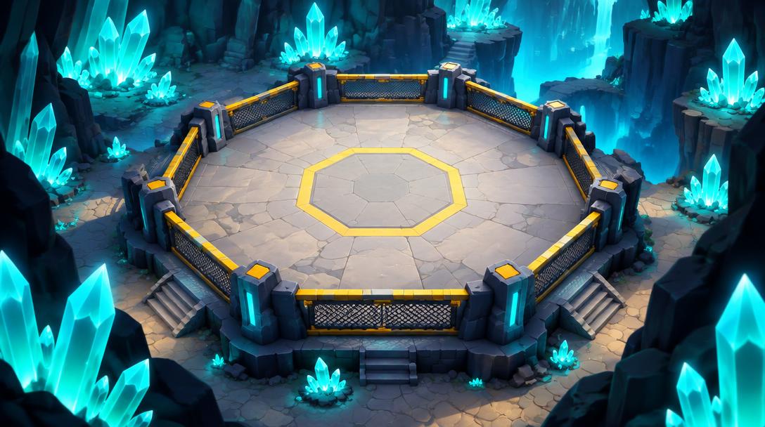 Crystal Cavern arena preview