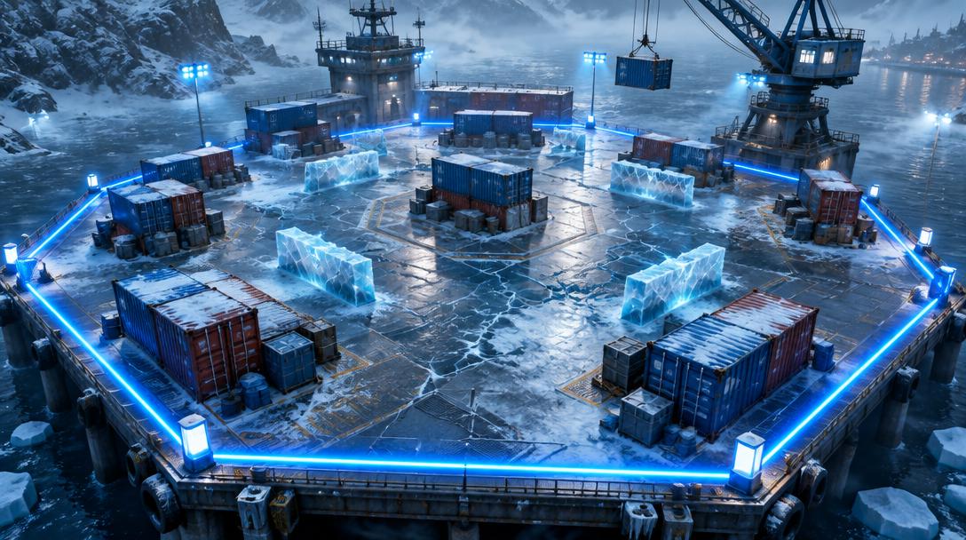 Neon Dockyard arena preview