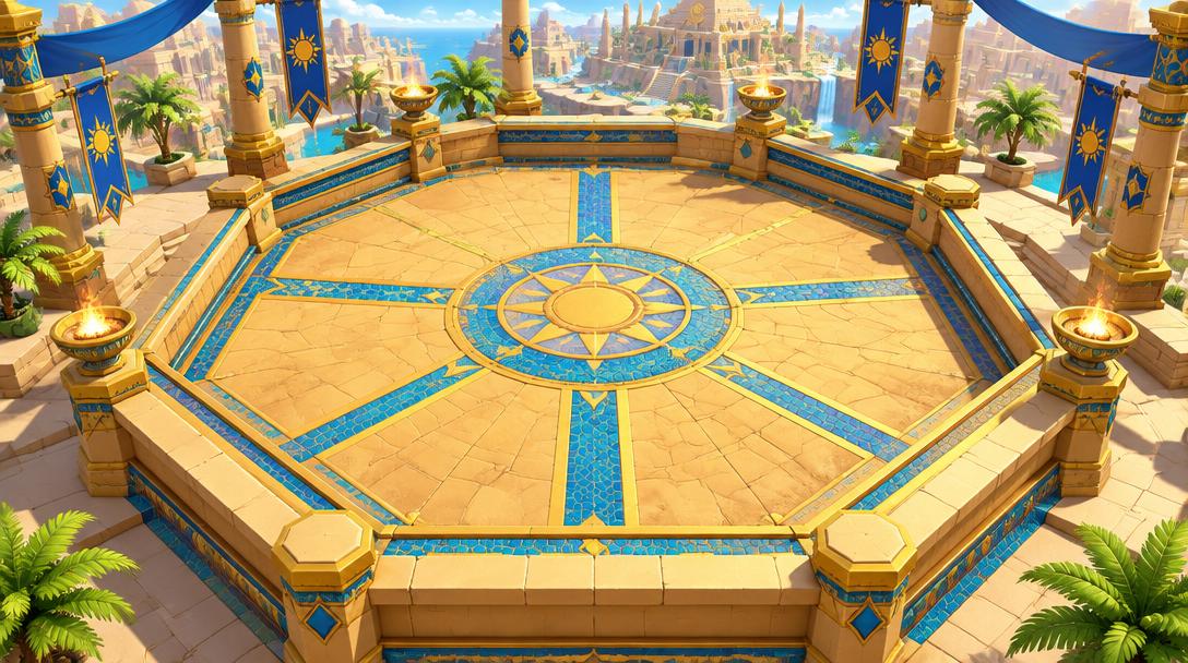Sun Temple arena preview